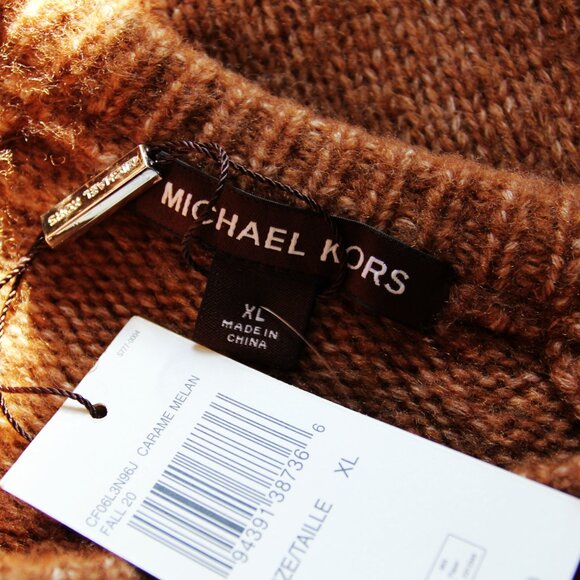 BNWT AW20 MICHAEL KORS STRIPED SWEATER XL - Picture 8 of 10